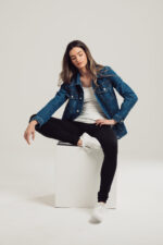 Black Jersey Knit Leggings - Image 5