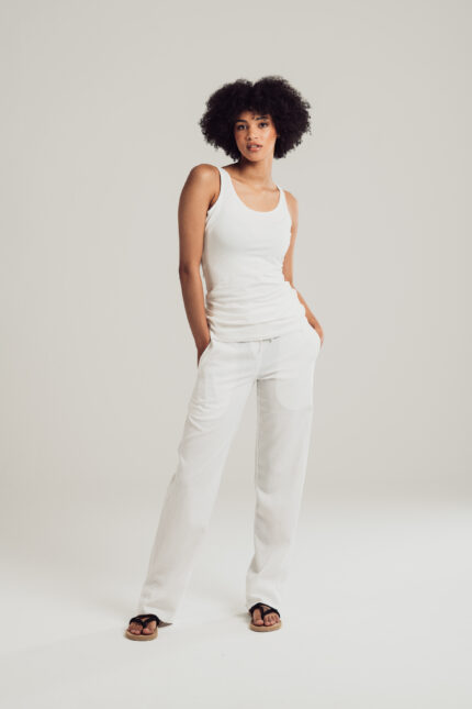 Linen Blend Trousers