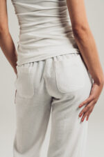 Linen Blend Trousers - Image 3
