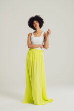 French Chiffon Maxi Skirt - Image 3