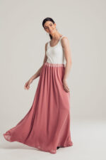 French Chiffon Maxi Skirt - Image 4
