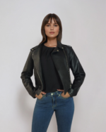 Taylor Faux Leather Jacket - Image 4