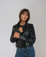 Taylor Faux Leather Jacket - Image 3