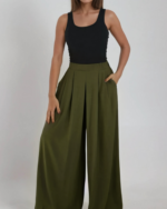 Tara Ultra Wide Leg - Linen Blend - Image 3