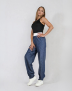 Mila Denim Cuffed Trousers - Image 3